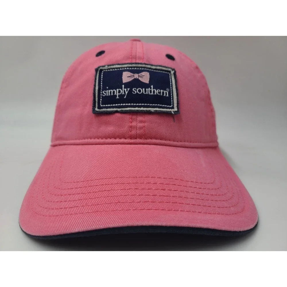 Women Simply Southern Strapback Adjustable‎ Hat Cap Cotton Casual Outdoors Pink